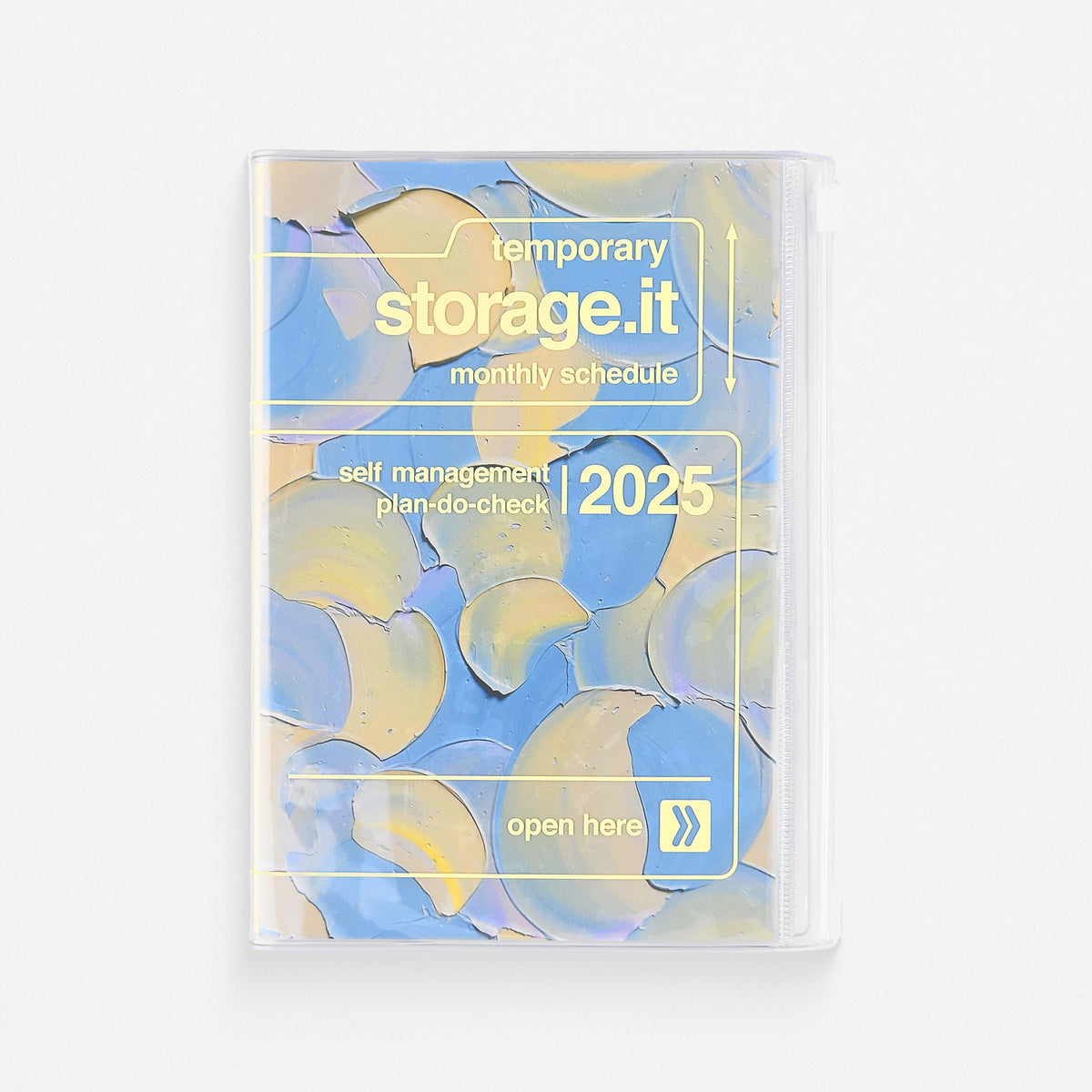 MARK'S Inc. 2025 Yoshiki Okamura Storage It Monthly Planner Blue