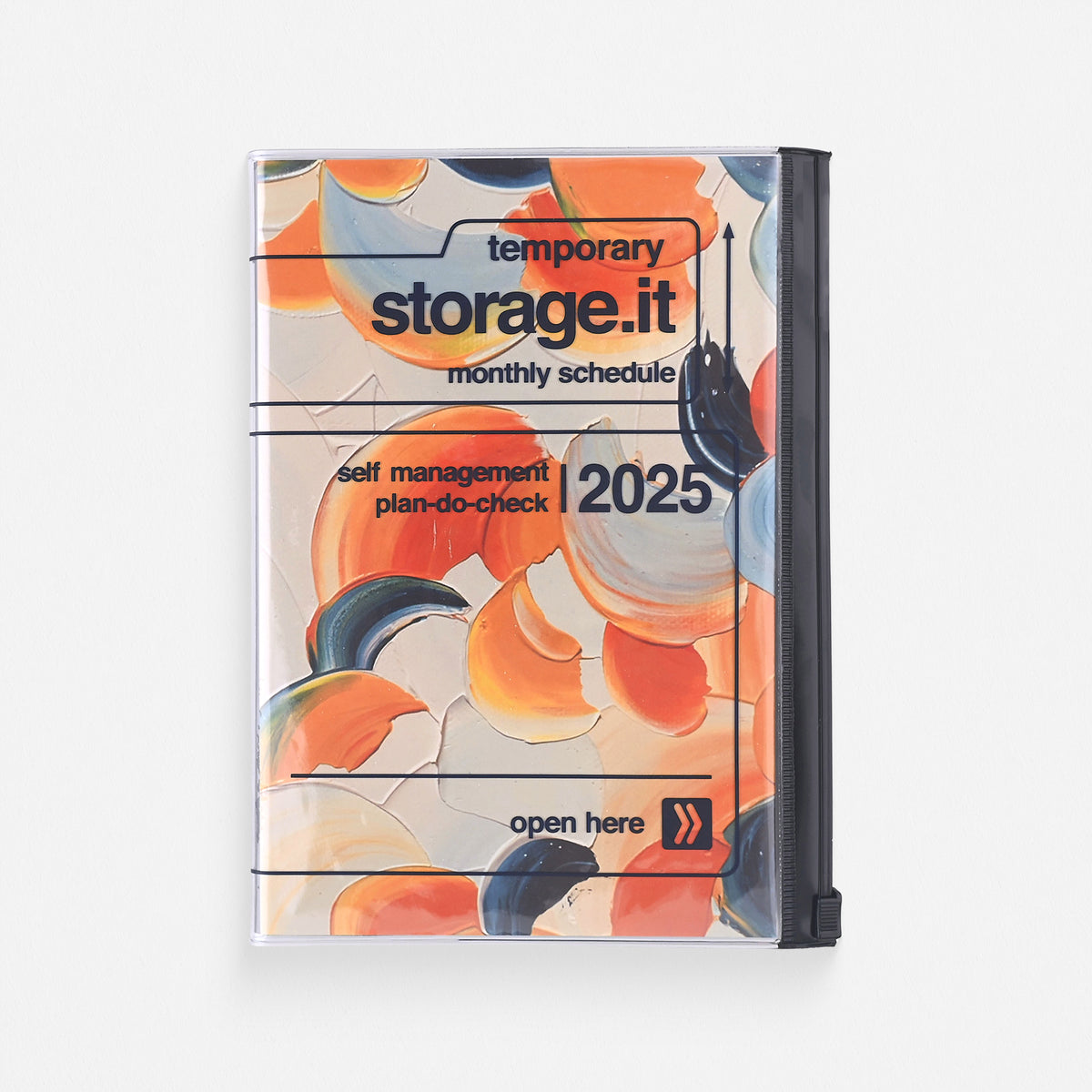 MARK'S Inc. 2025 Yoshiki Okamura Storage It Monthly Planner Orange