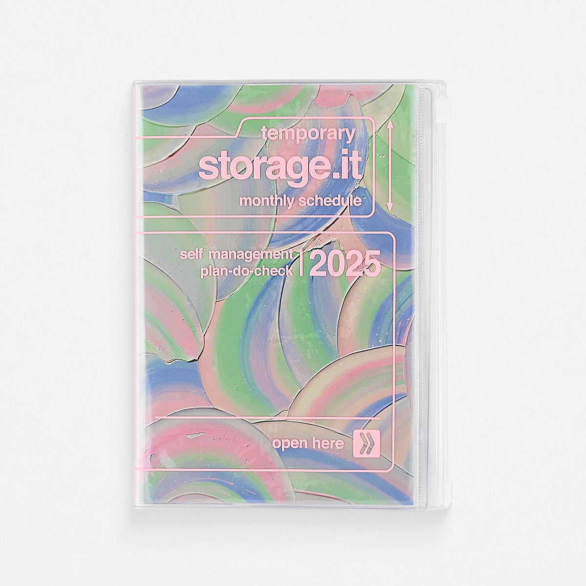 MARK'S Inc. 2025 Yoshiki Okamura Storage It Monthly Planner Pink