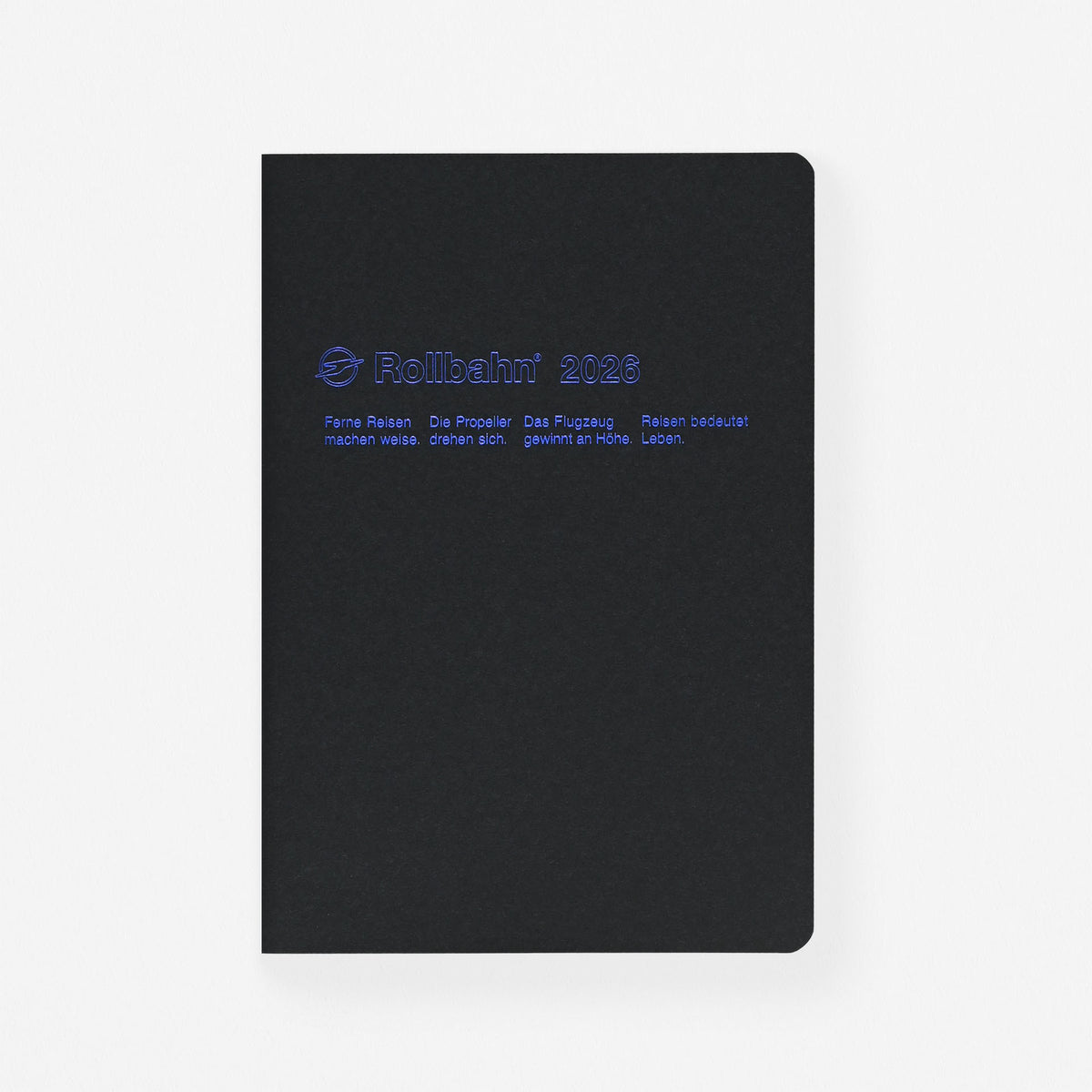 Delfonics Rollbahn 2026 "Note" Homme Monthly Planner Black | Large Or A5