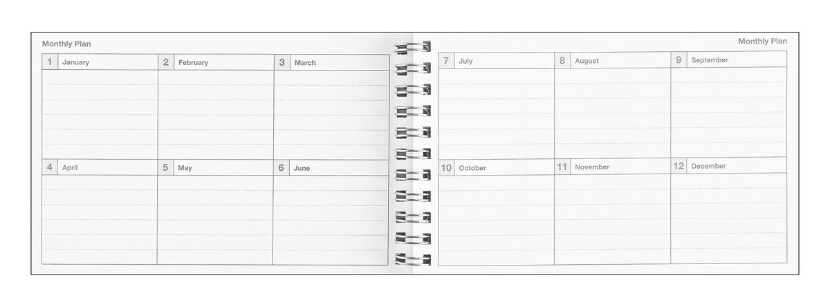 MARK'S Inc. Dayfree Weekly Schedule Undated Planner | 5 Colors