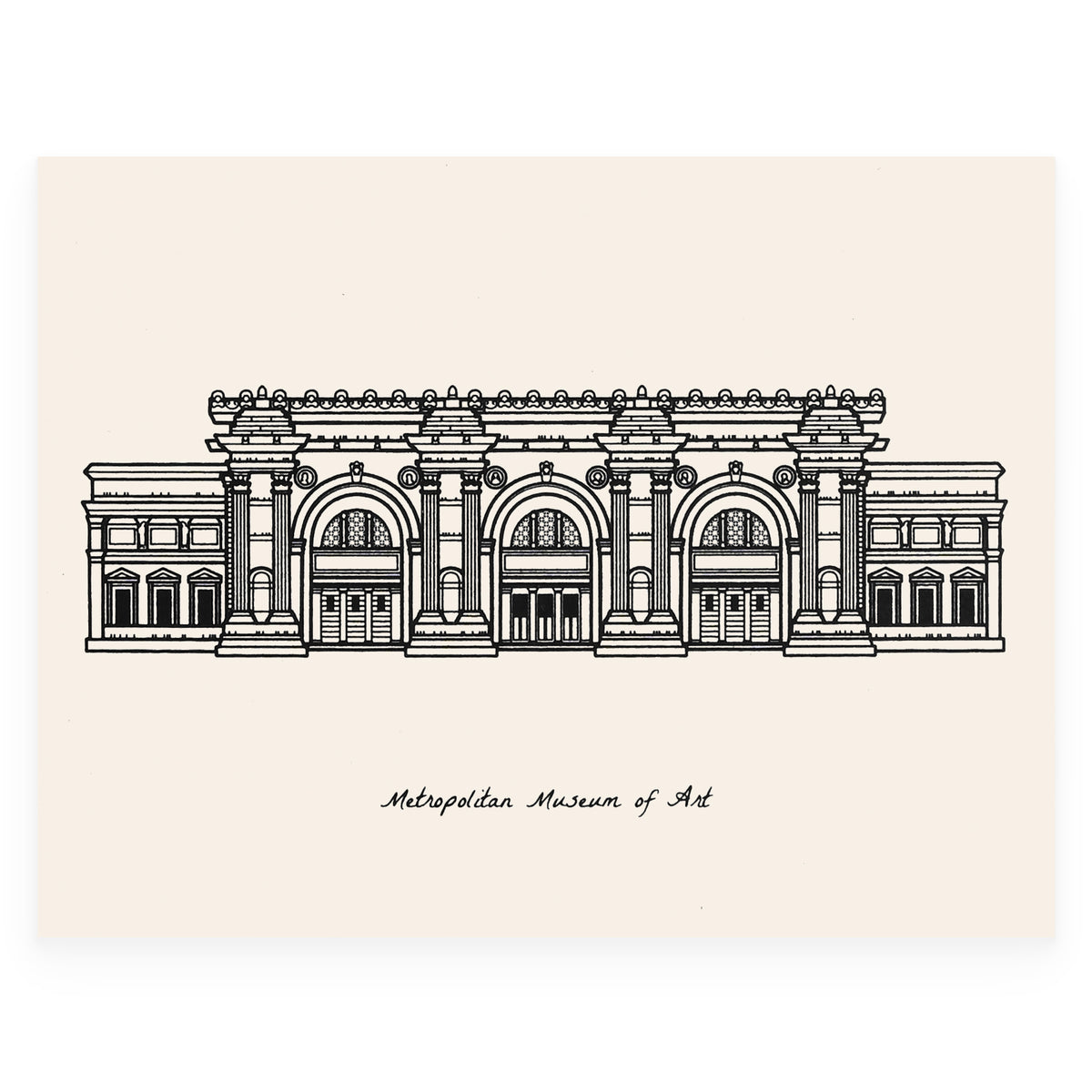 Sutta Metropolitan Museum Of Art Greeting Card 
