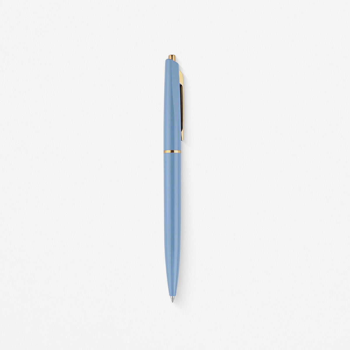 Anterique Ballpoint Pen in vermeer blue, brass accents