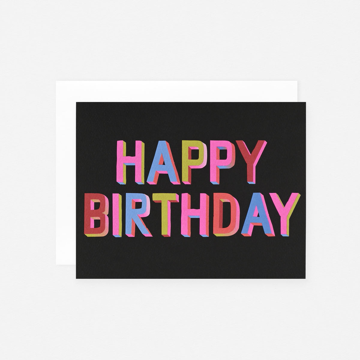 Banquet Workshop Happy Birthday 3D Brights Greeting Card