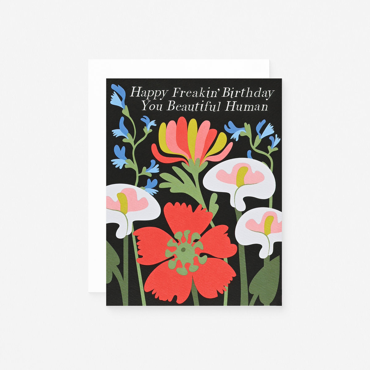Banquet Workshop Beautiful Poppy Birthday Card