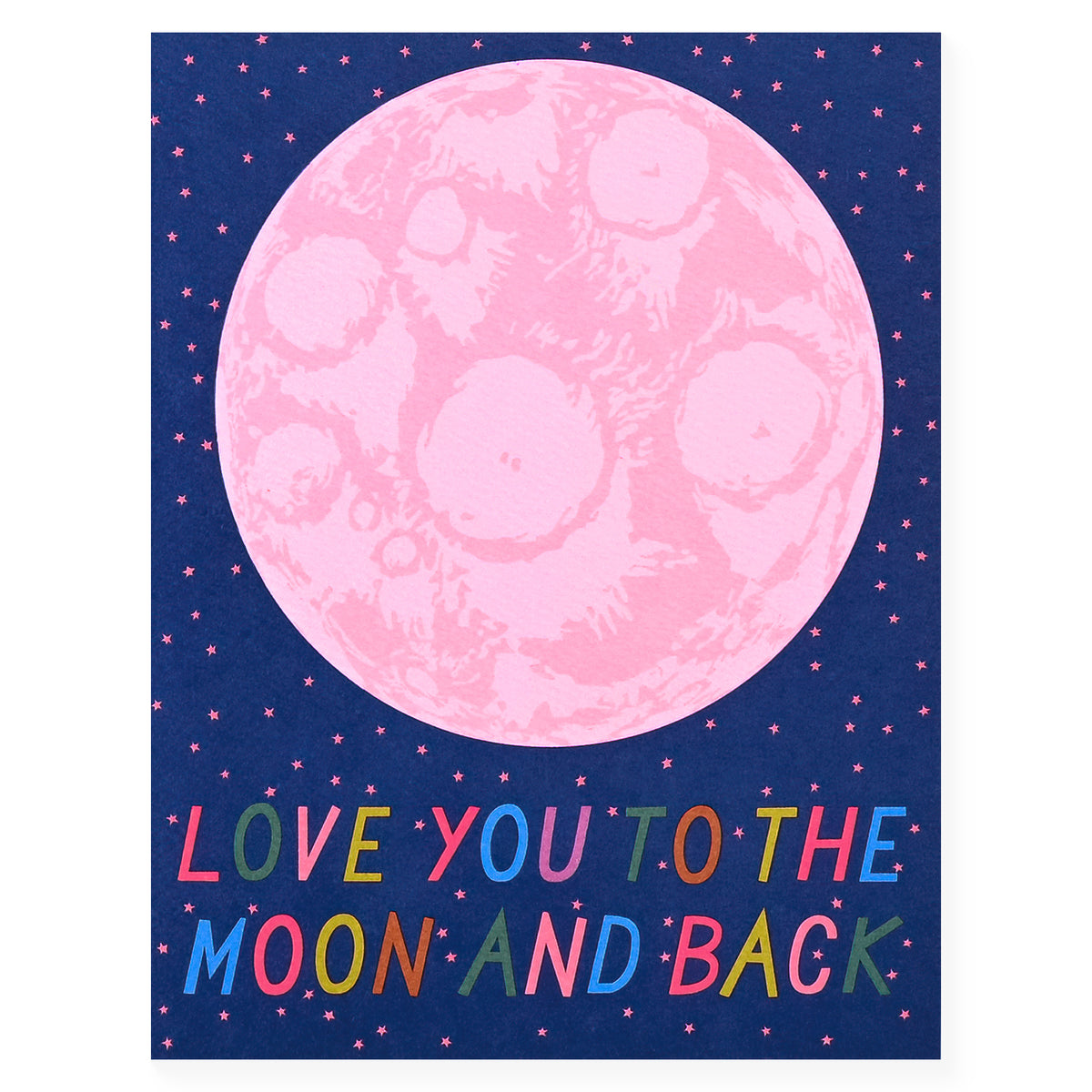 Banquet Workshop To the Moon Greeting Card 
