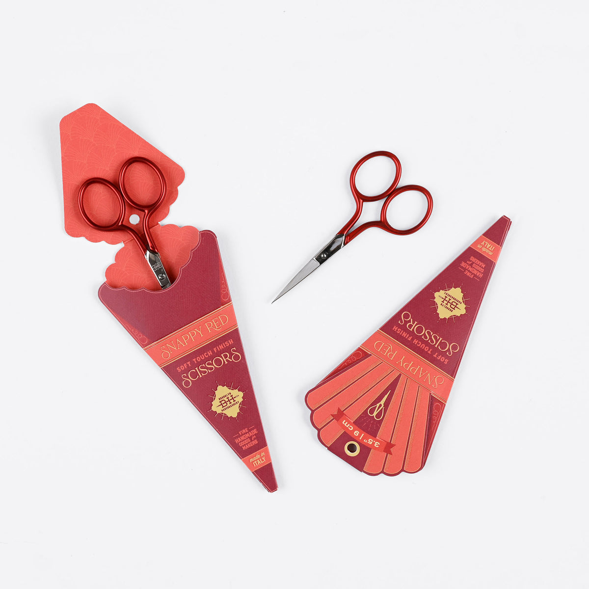 Brooklyn Haberdashery Snappy Red Scissors - SAMPLE SALE