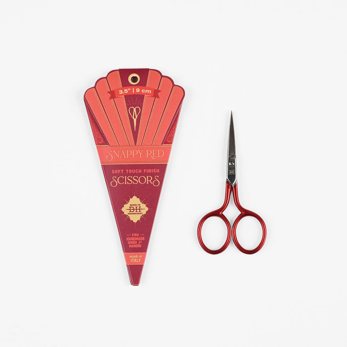 Brooklyn Haberdashery Snappy Red Scissors - SAMPLE SALE