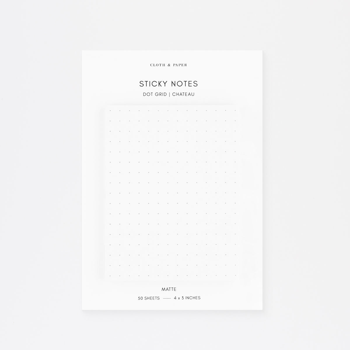 Cloth & Paper Dot Grid Sticky Notes