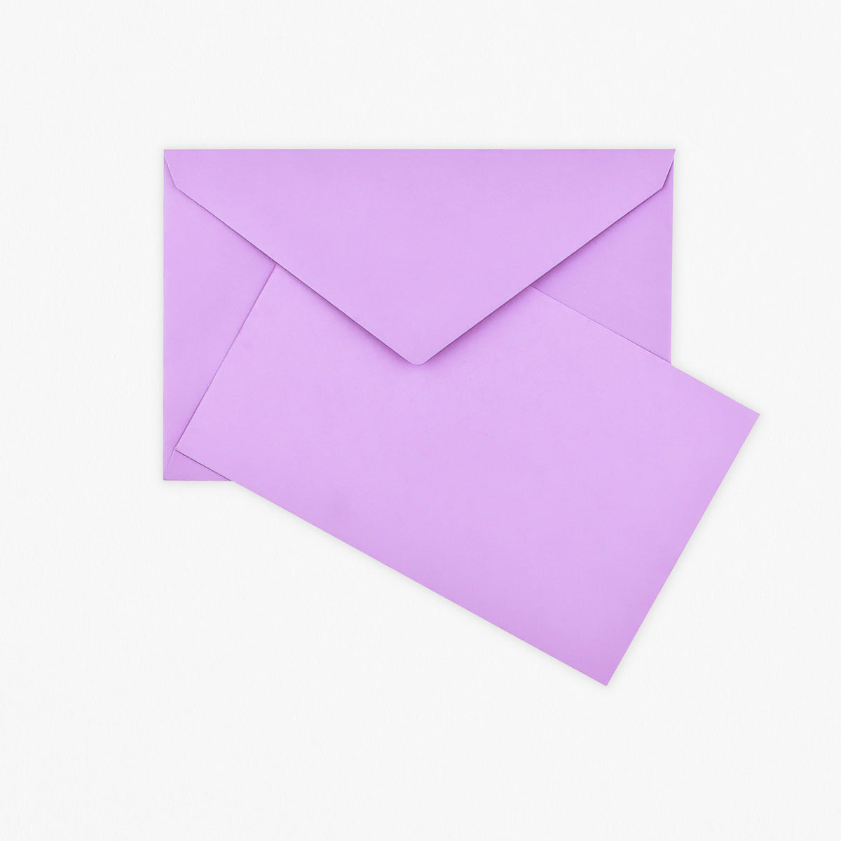 Original Crown Mill Color Vellum Flat Note Cards Boxed | 6 Colors Lavender