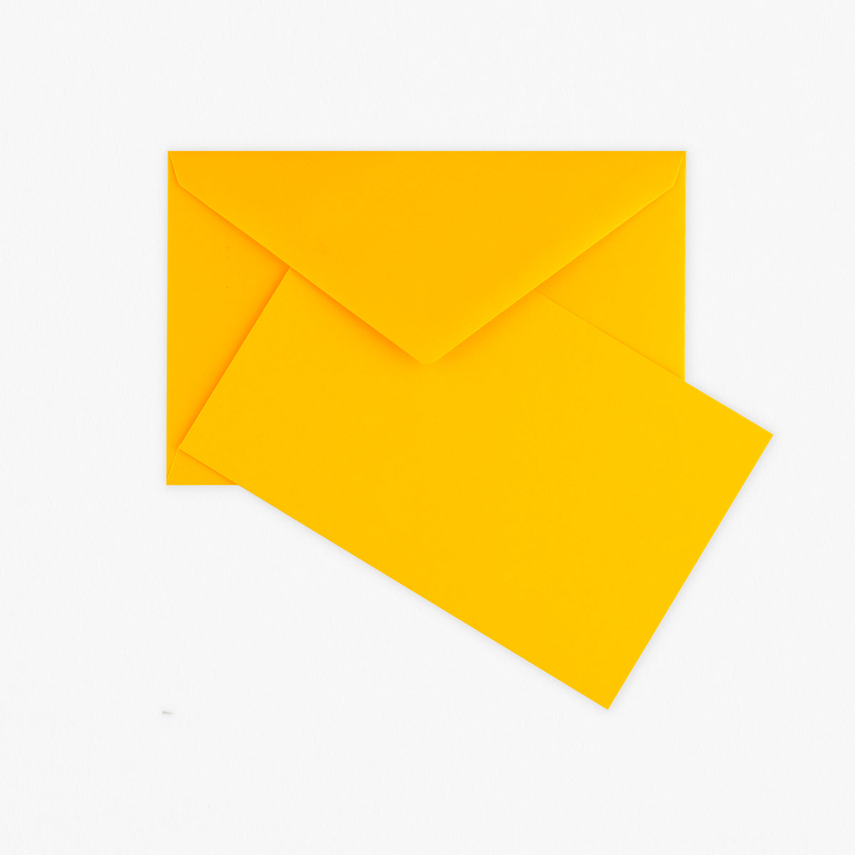 Original Crown Mill Color Vellum Flat Note Cards Boxed | 6 Colors Mango