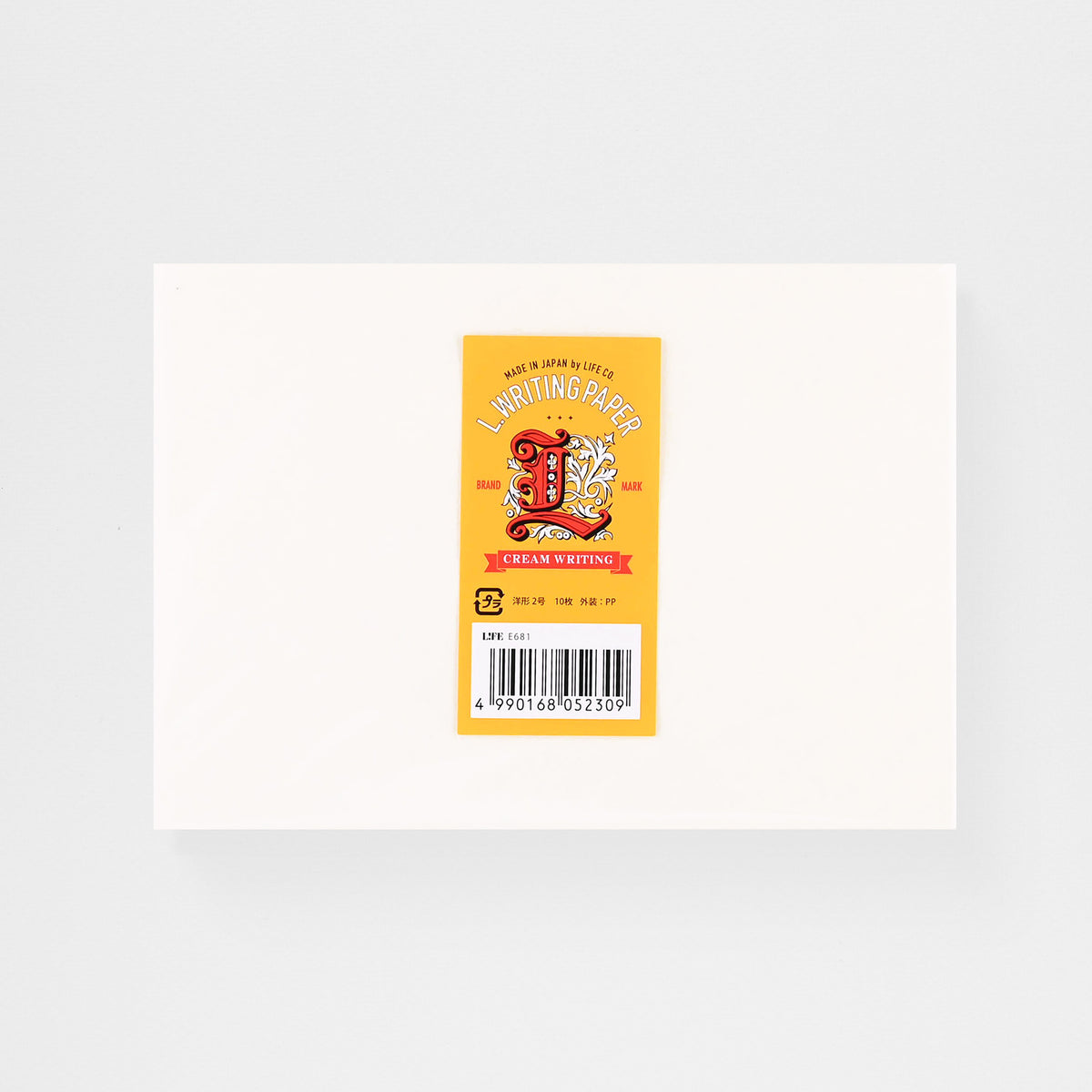 LIFE Stationery L. Writing Paper Notepad And Envelopes Cream 