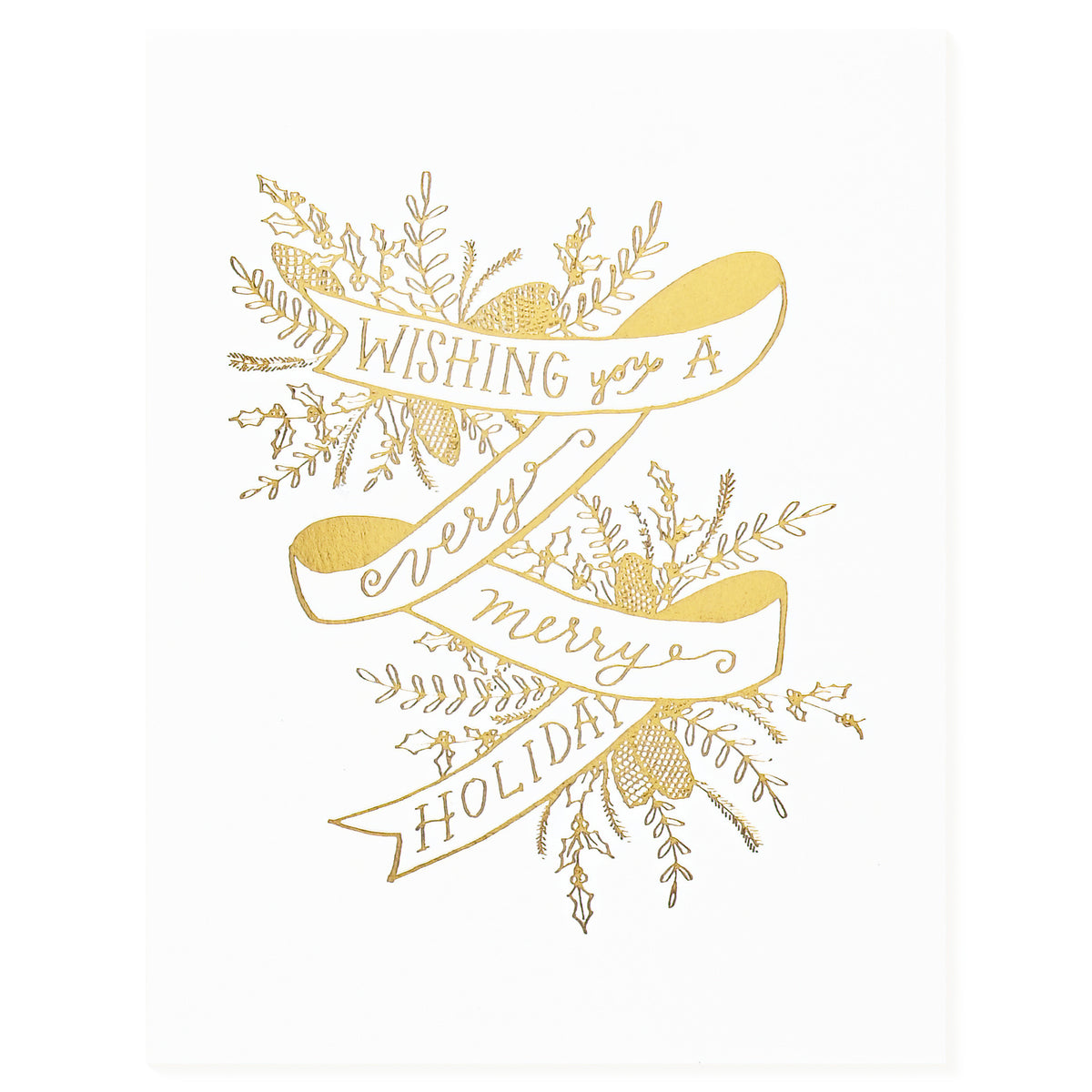 Dahlia Press Holiday Ribbon Cards Boxed 