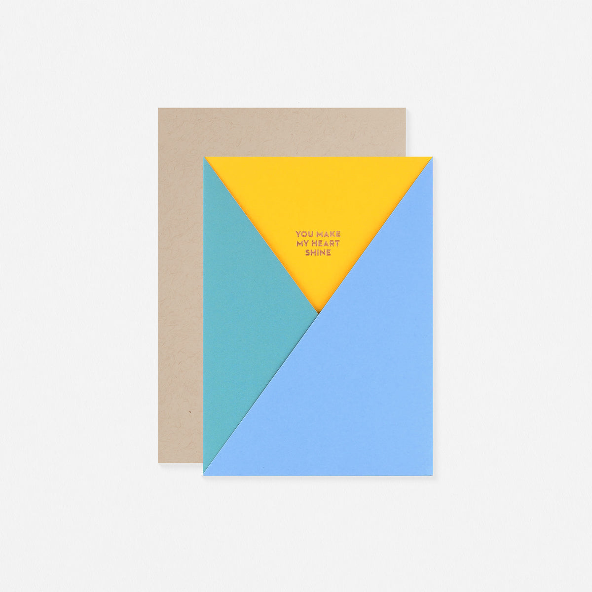 Dear Beni You Make My Heart Shine Pocket Greeting Card 