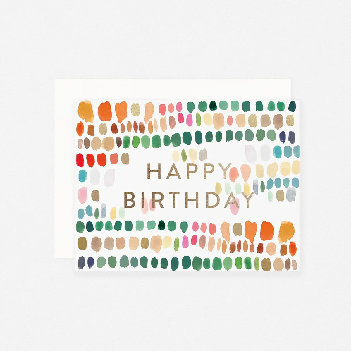 Dear Hancock Happy Birthday Paint Marks Greeting Card