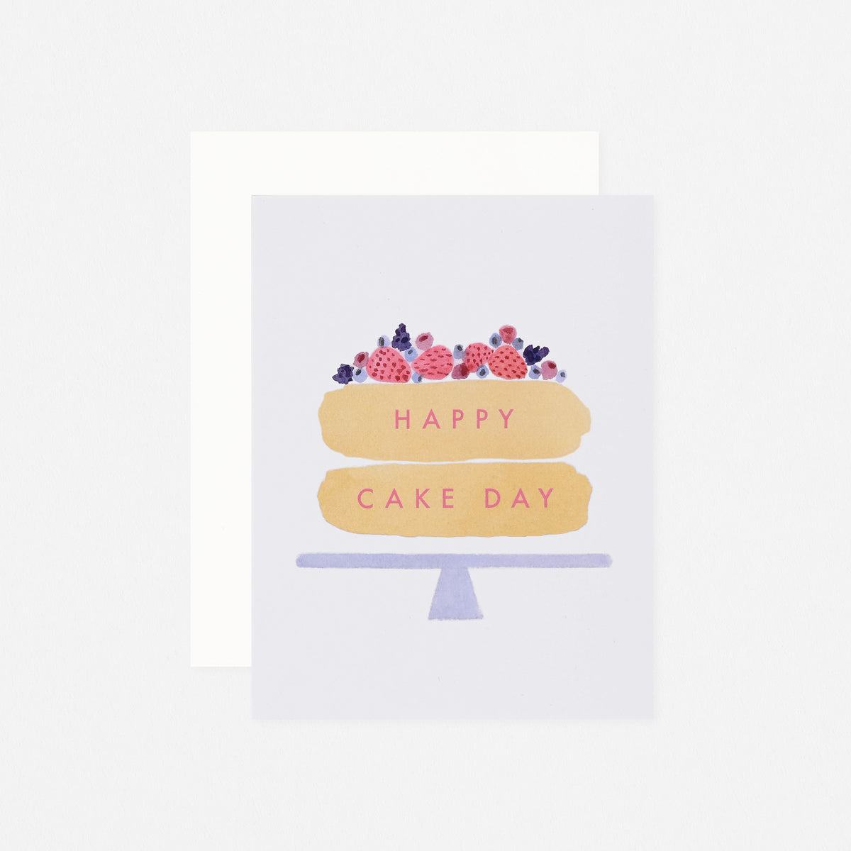 Dear Hancock Paint Strokes Cake Birthday Card