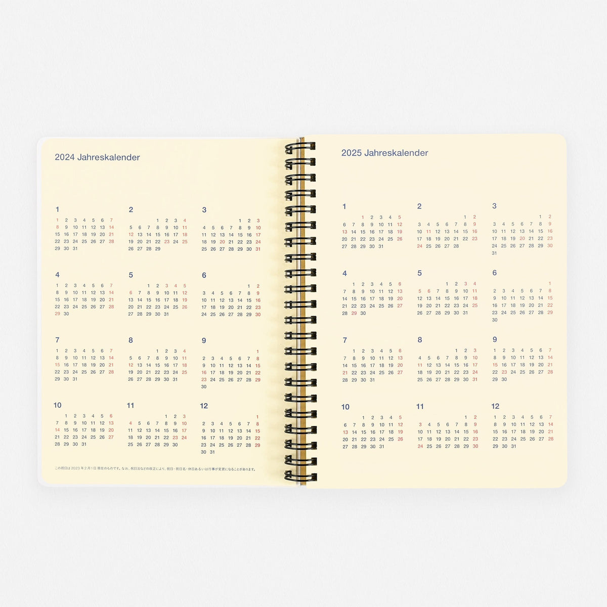 Delfonics Rollbahn 2024 Monthly Planner Light Blue | Large, A5 Or Extra Large 