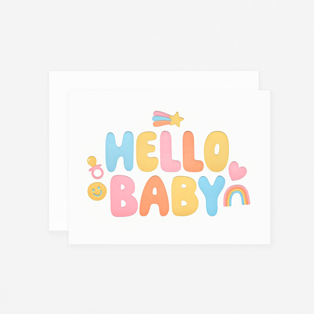 Elum Bubbly Hello New Baby Card