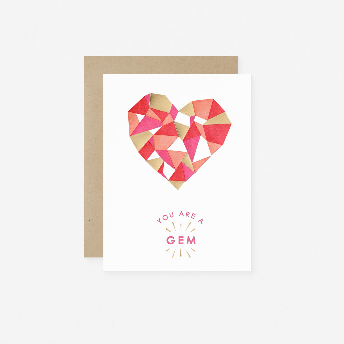 Elum Gem Heart Greeting Card