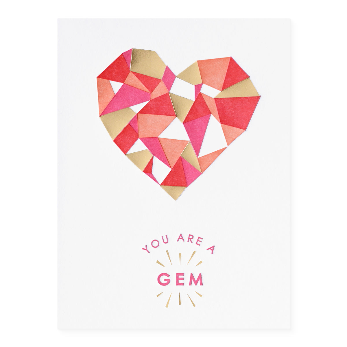 Elum Gem Heart Greeting Card