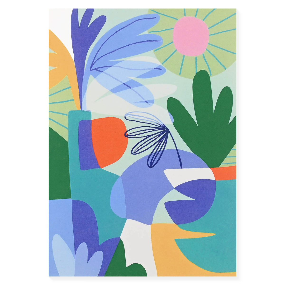Evermade Flower Sun Greeting Card 