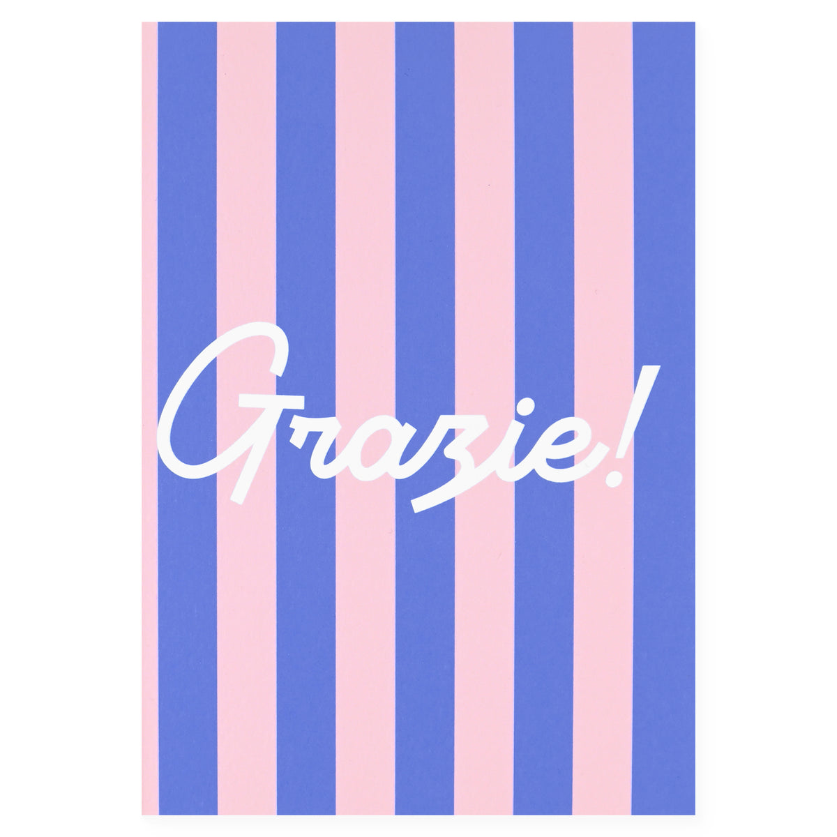 Fin Studio Grazie Stripes Thank You Card