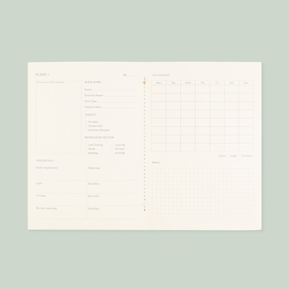 Fin Studio Plants Journal