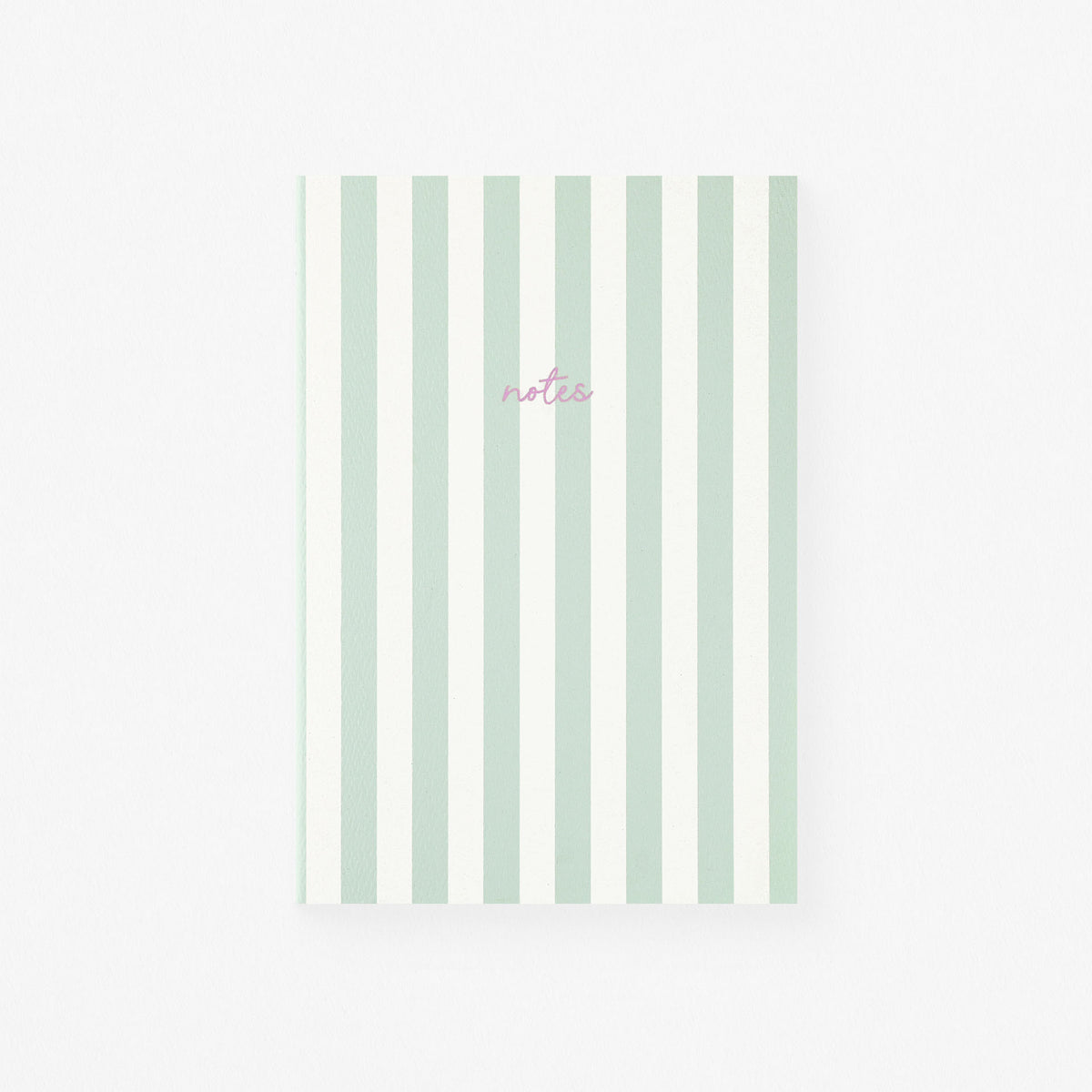 Fin Studio Fin Studio Striped Notebook | 9 Colors Pale Green