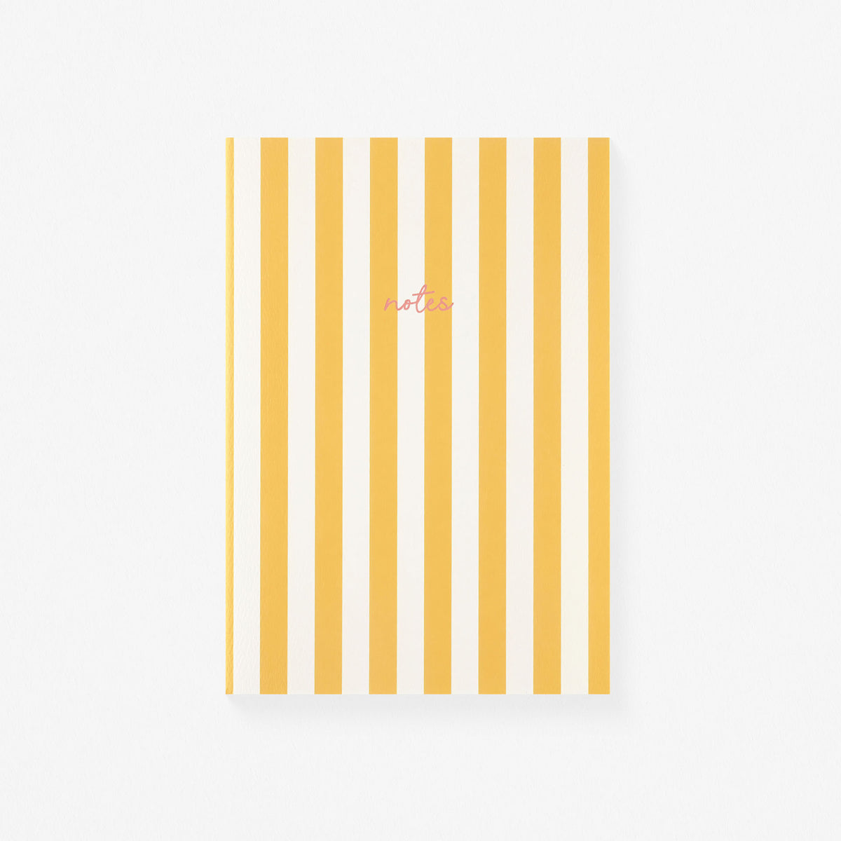 Fin Studio Fin Studio Striped Notebook | 9 Colors Yellow