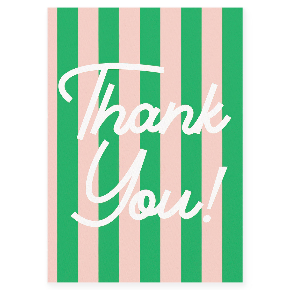 Fin Studio Thank You Stripes Thank You Card