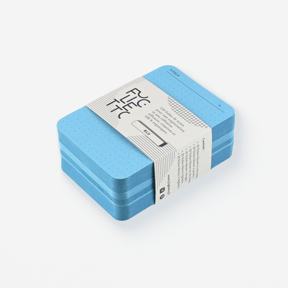 Foglietto Assorted Formats Memo Cards A7 Blue 