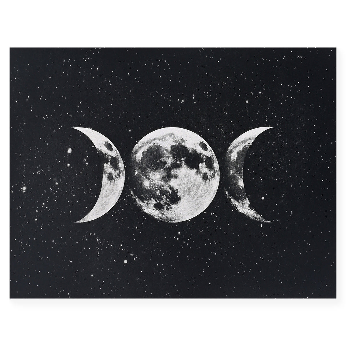 The Galek Sea Triple Moon Goddess Greeting Card 