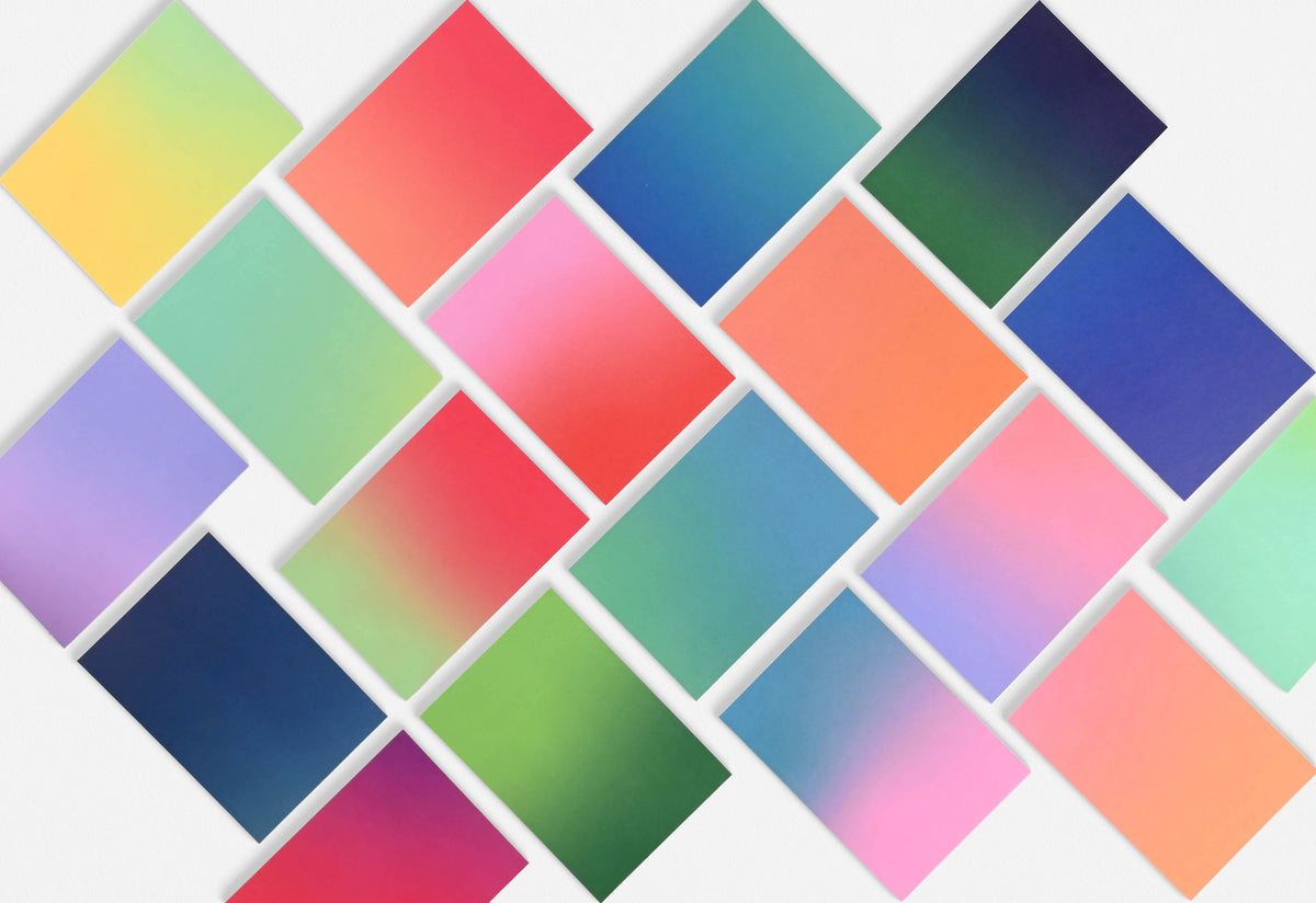 Evermade Gradient Postcard Set 