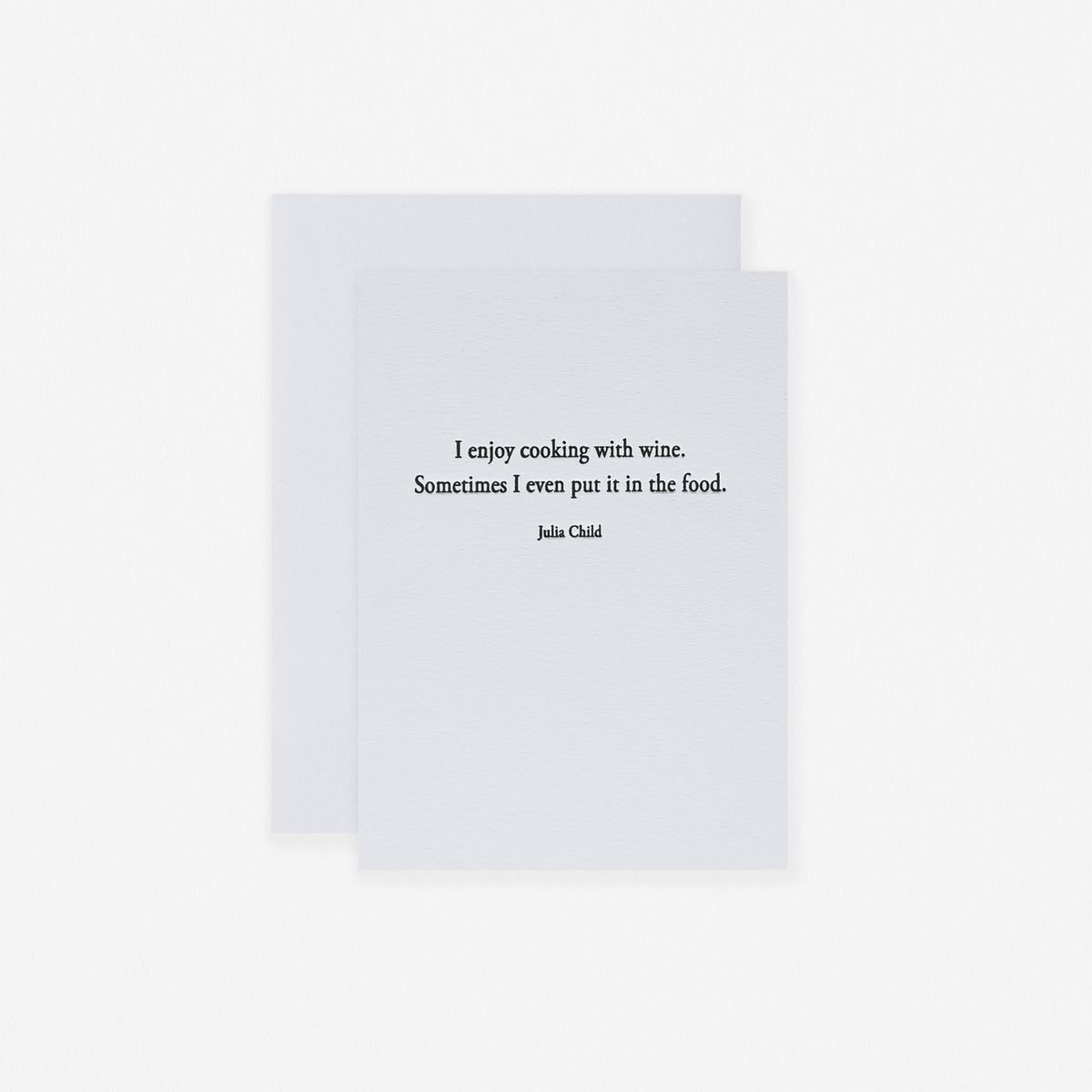 Hat Wig Glove Cooking Julia Child Greeting Card