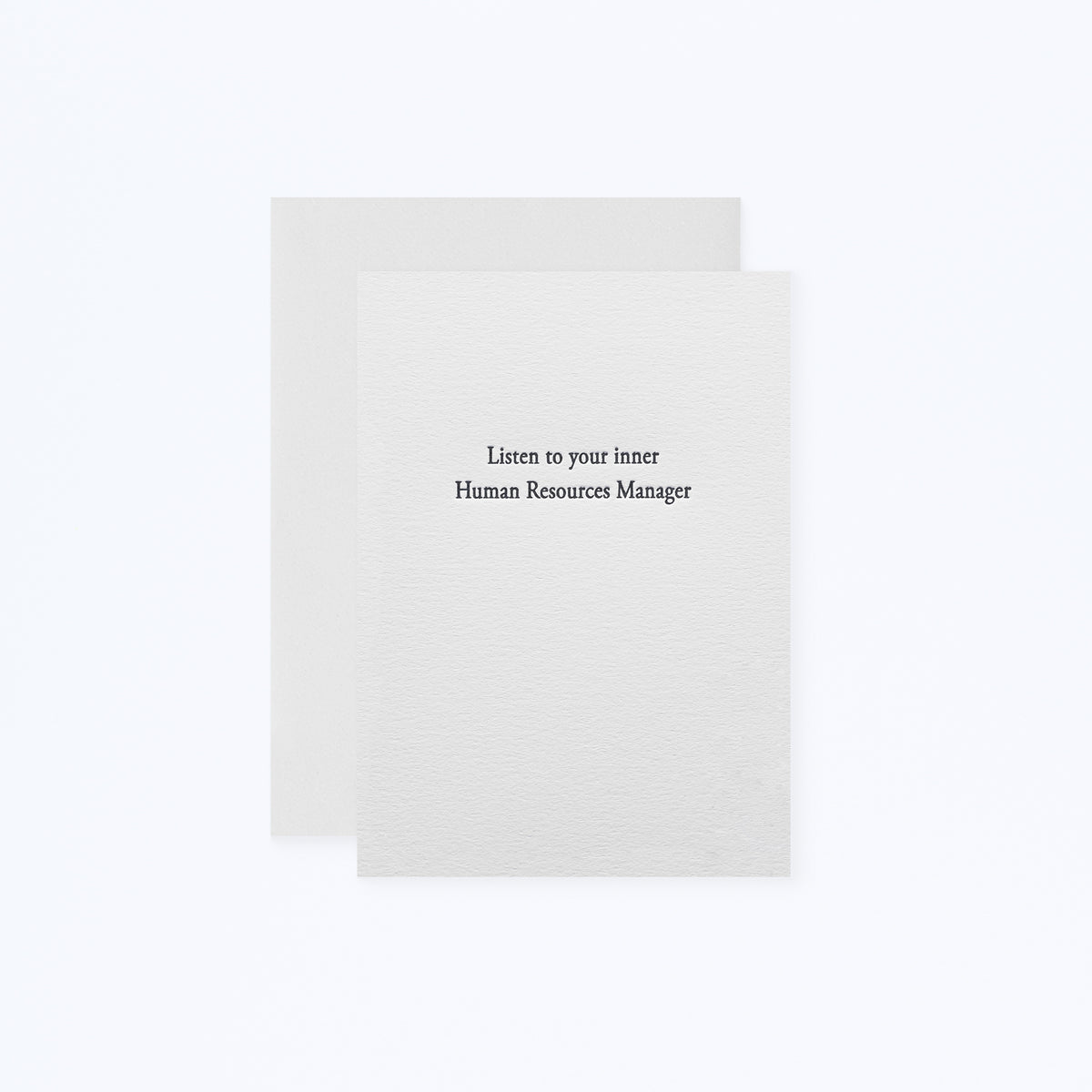 Hat Wig Glove Inner Human Resources Manager Greeting Card 