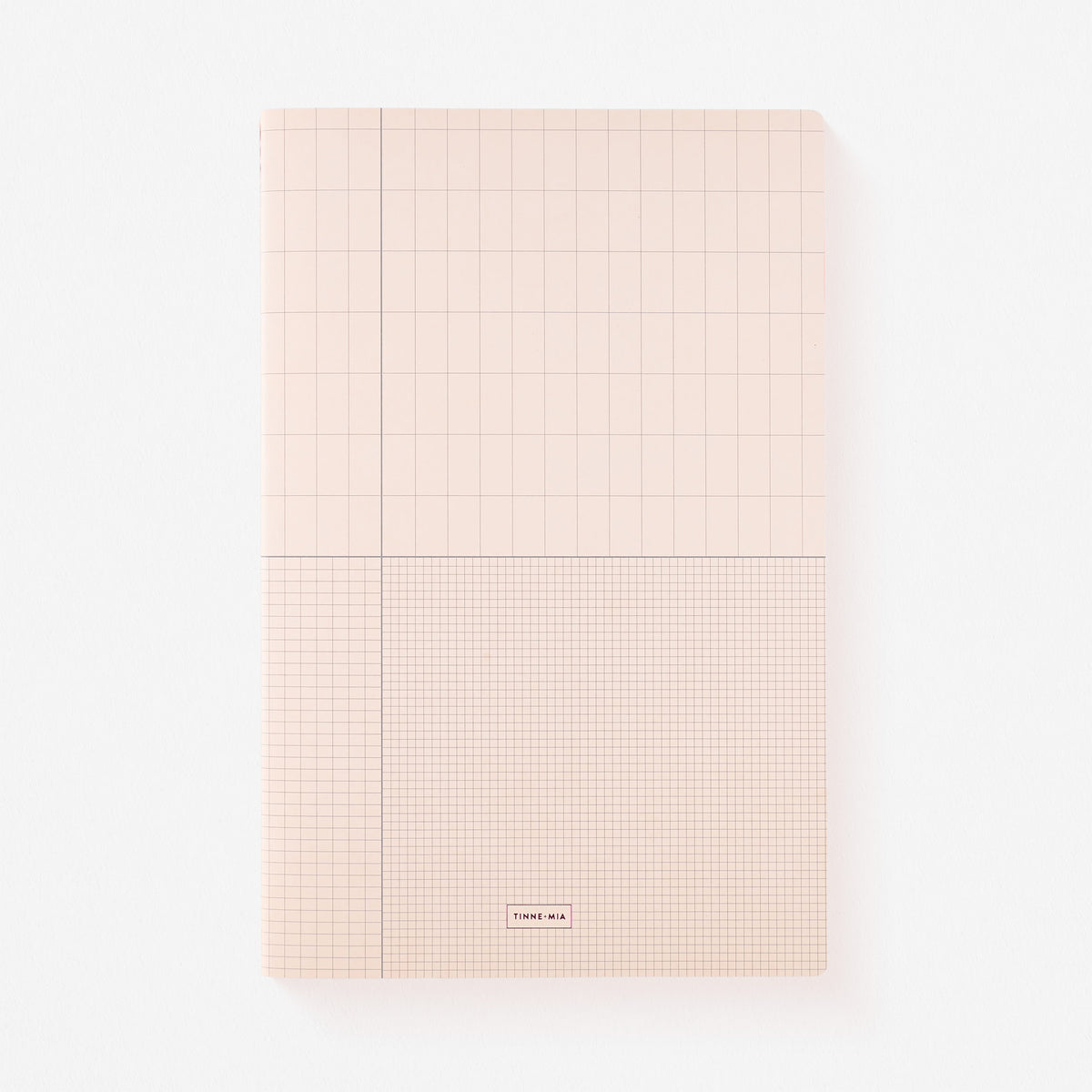 Tinne + Mia Ginger Blossom + Rose Grid Set of Two  Large Exercise Notebooks Lined 