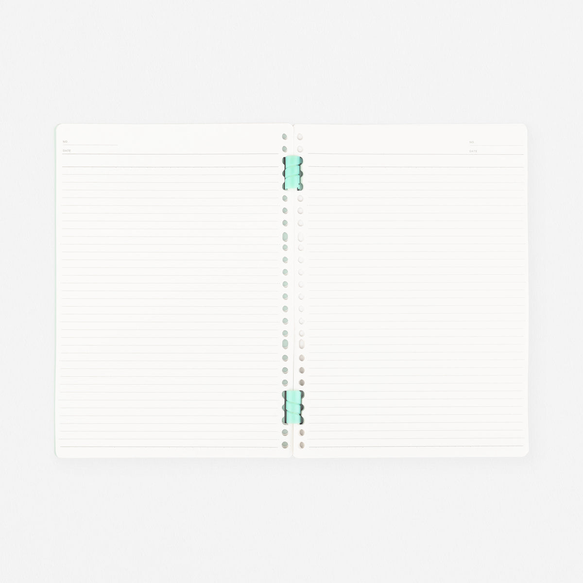 King Jim Laseno Flexible Spiral Ring Refillable Notebook Mint B5