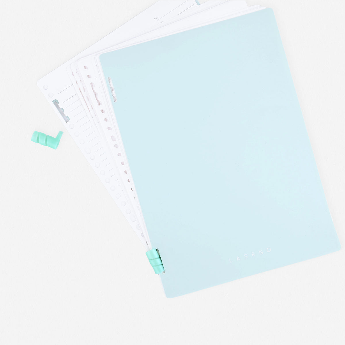 King Jim Laseno Flexible Spiral Ring Refillable Notebook Mint B5
