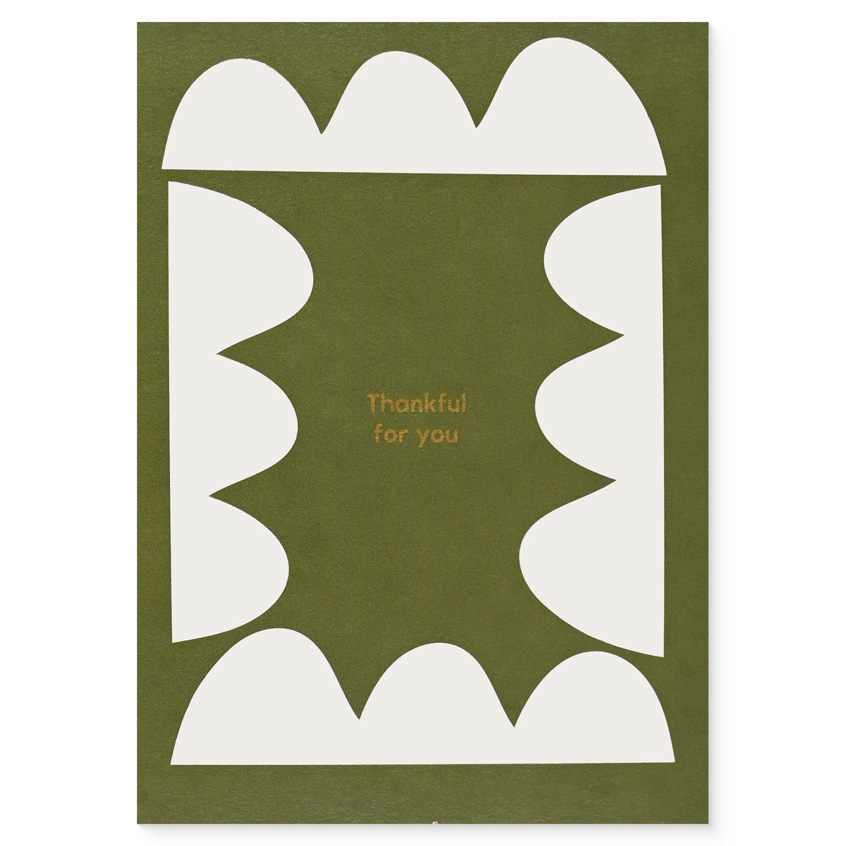 Kinshipped Thankful For You Greeting Card