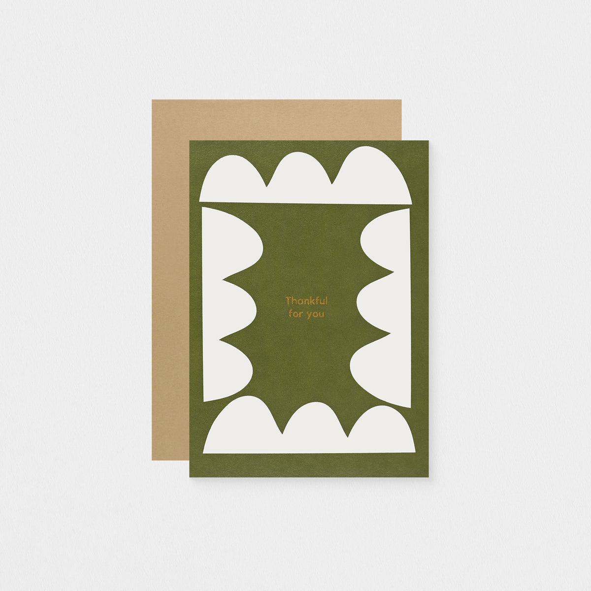Kinshipped Thankful For You Greeting Card