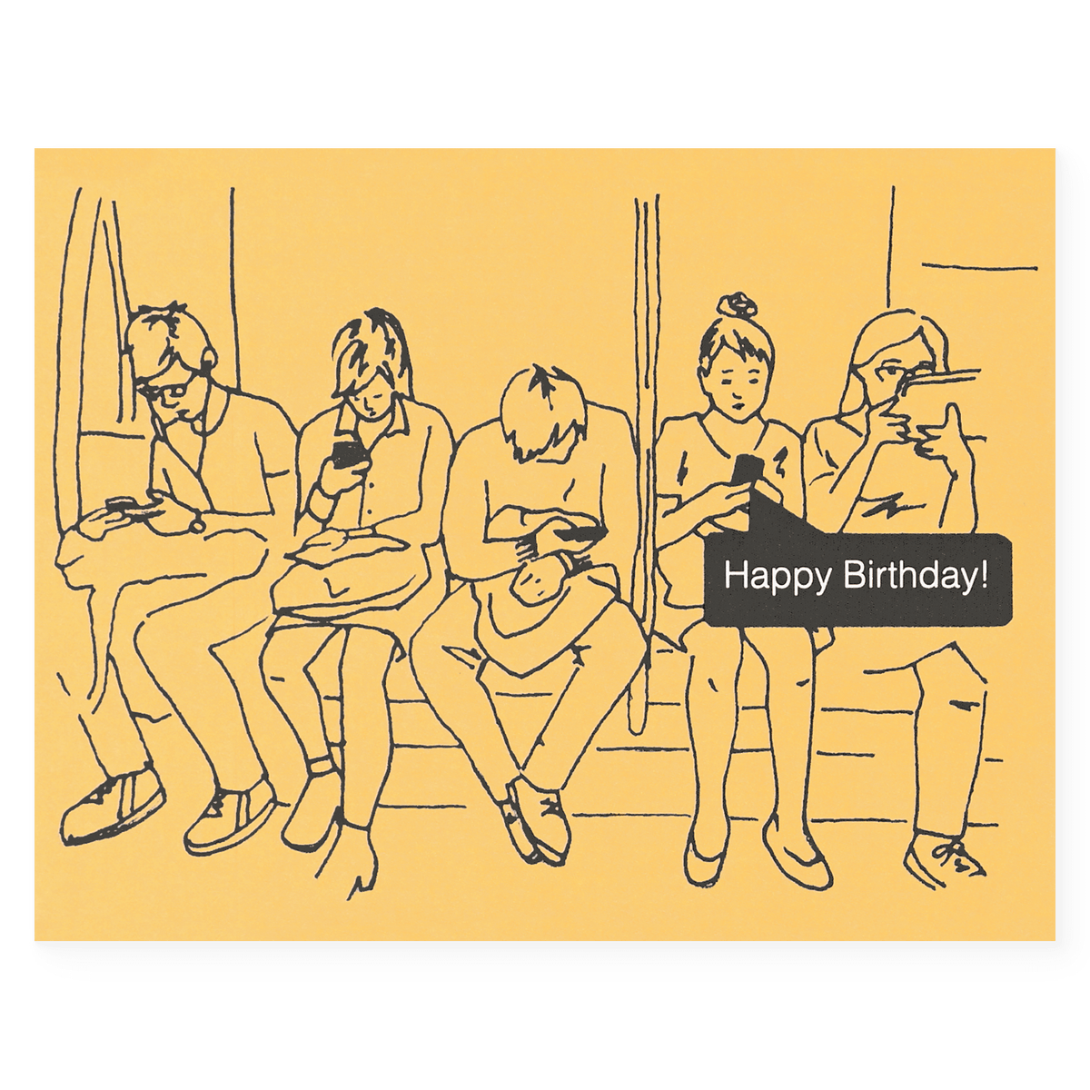 La Familia Green Birthday Texts Greeting Card 