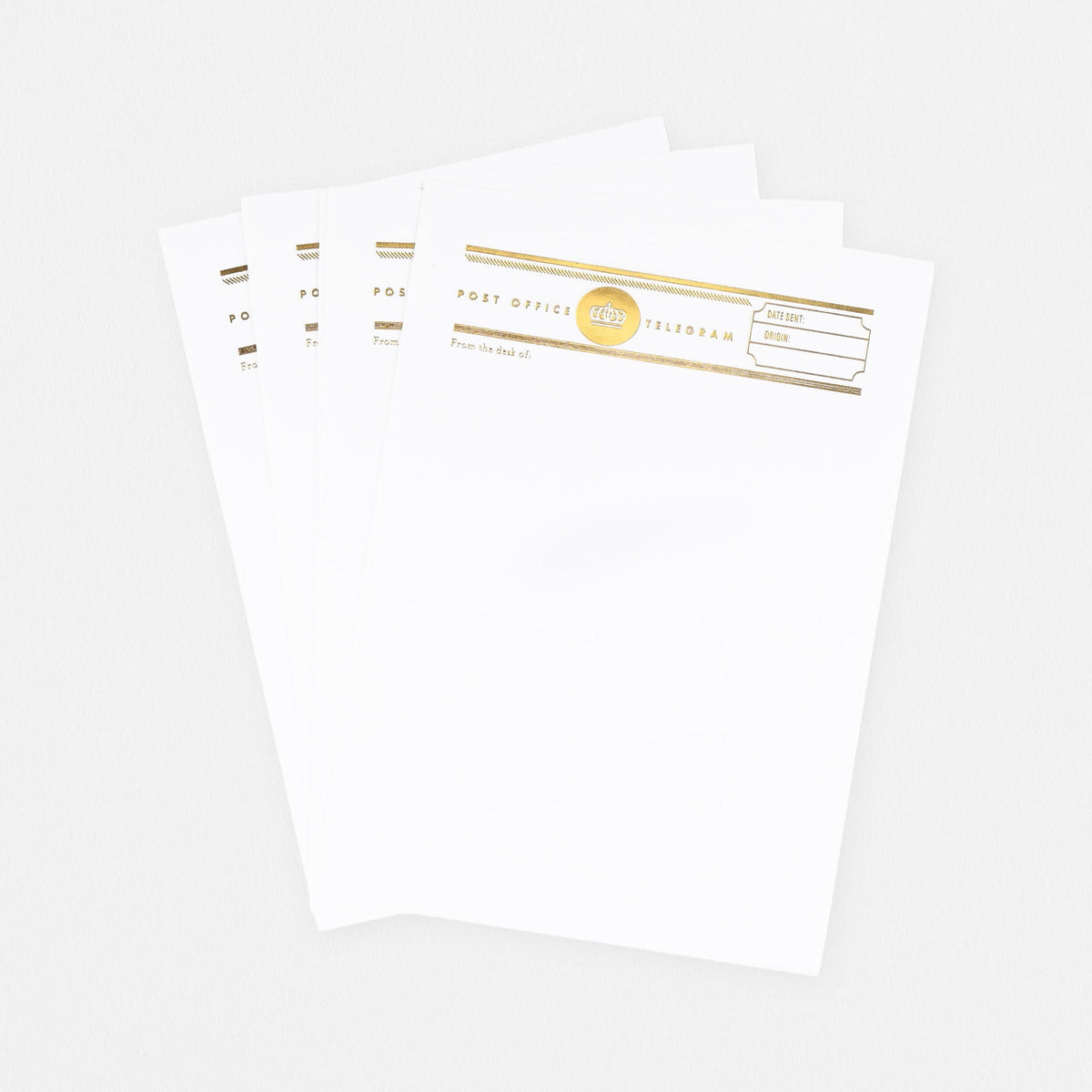 LA Paper Lover Telegram Letter Set Lavender Envelope