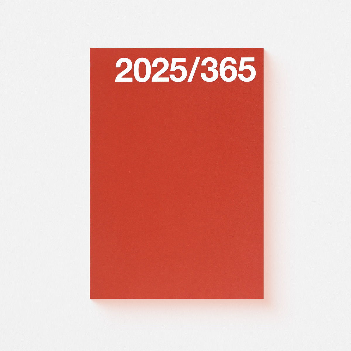 Marjolein Delhaas 2025 Basic Planner With Protective Vinyl Cover | 6 Colors No. 2349 (Red)