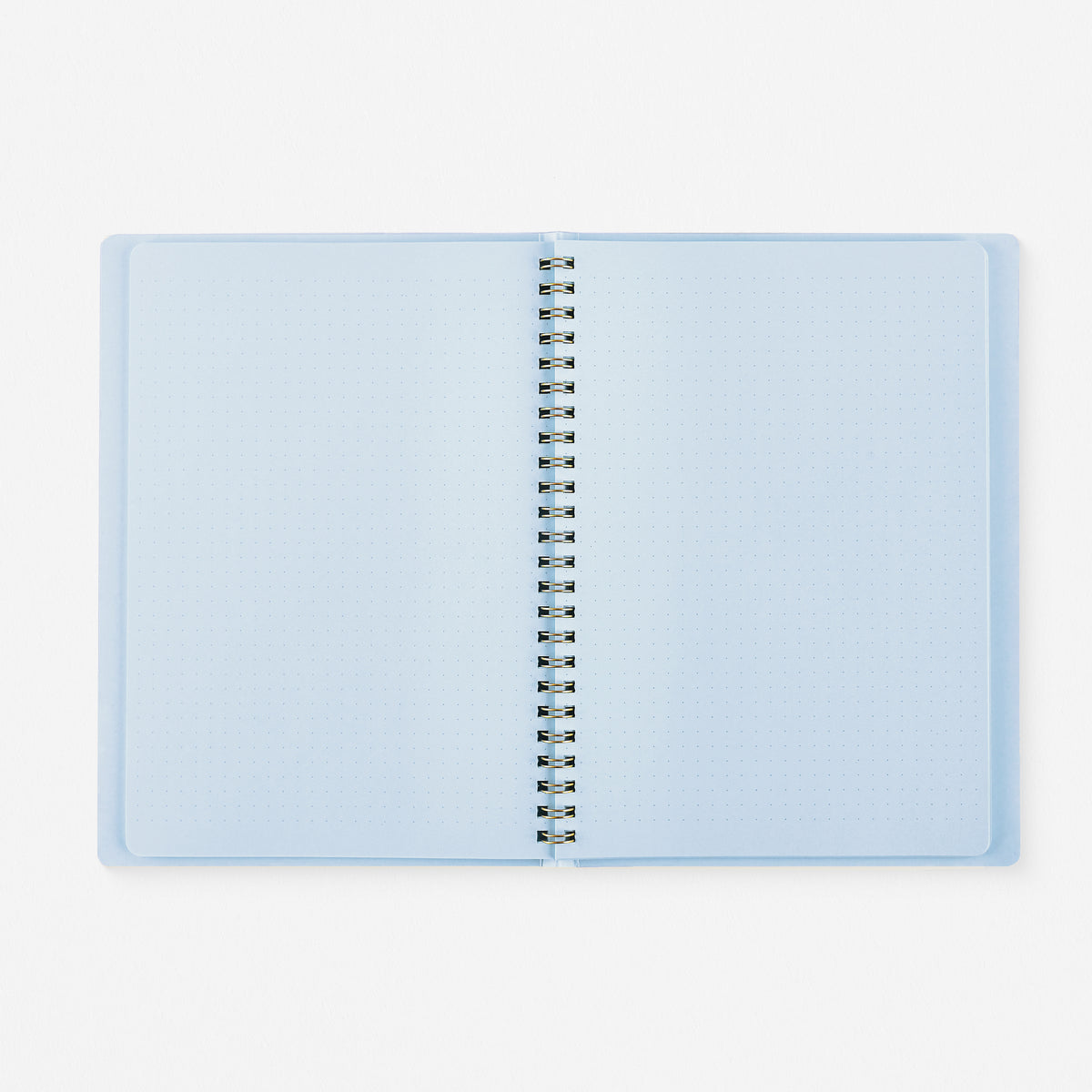 Midori Soft Color Dot Grid Ring Notebook Blue A5