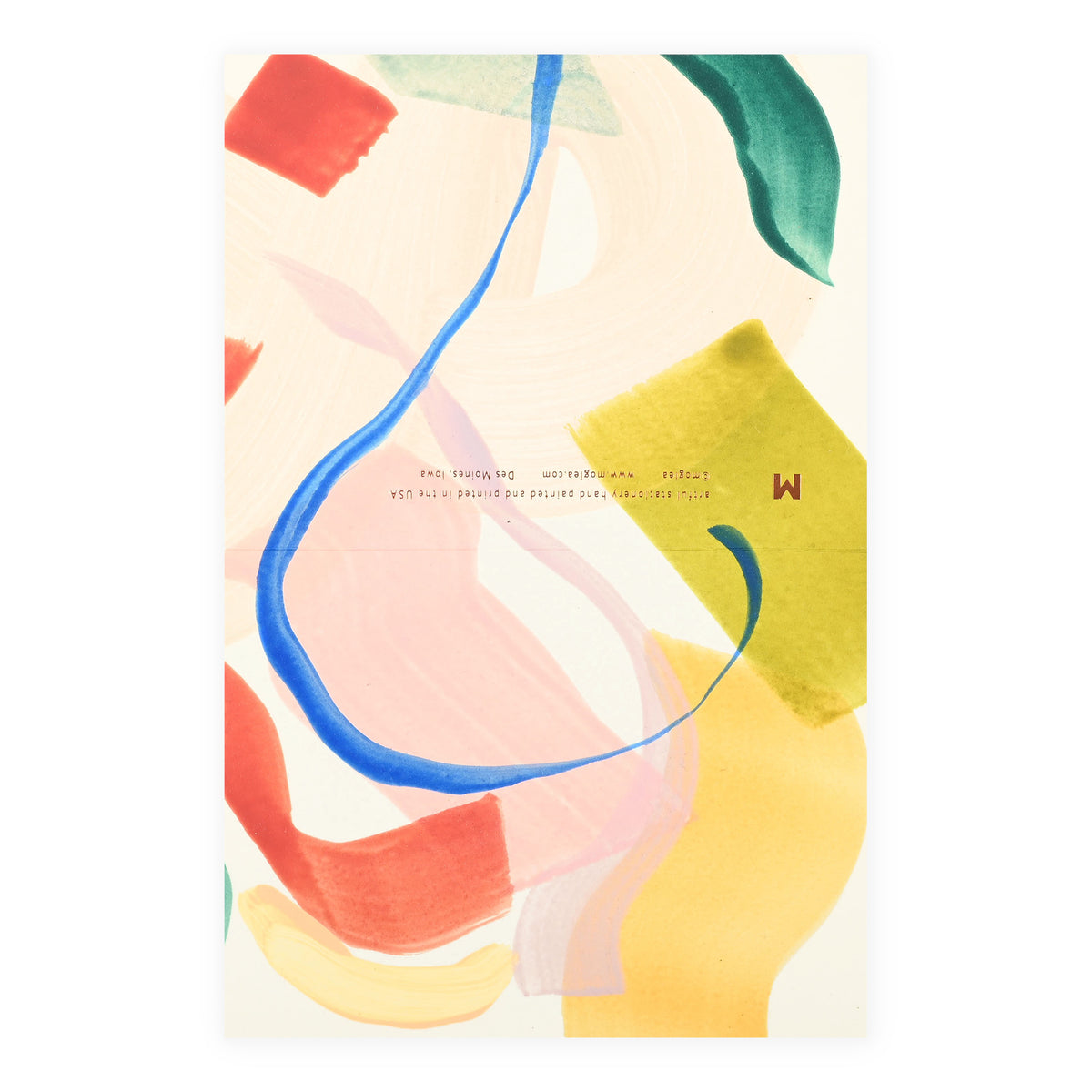 Moglea Calypso Hand-Painted Folded Note Cards Boxed