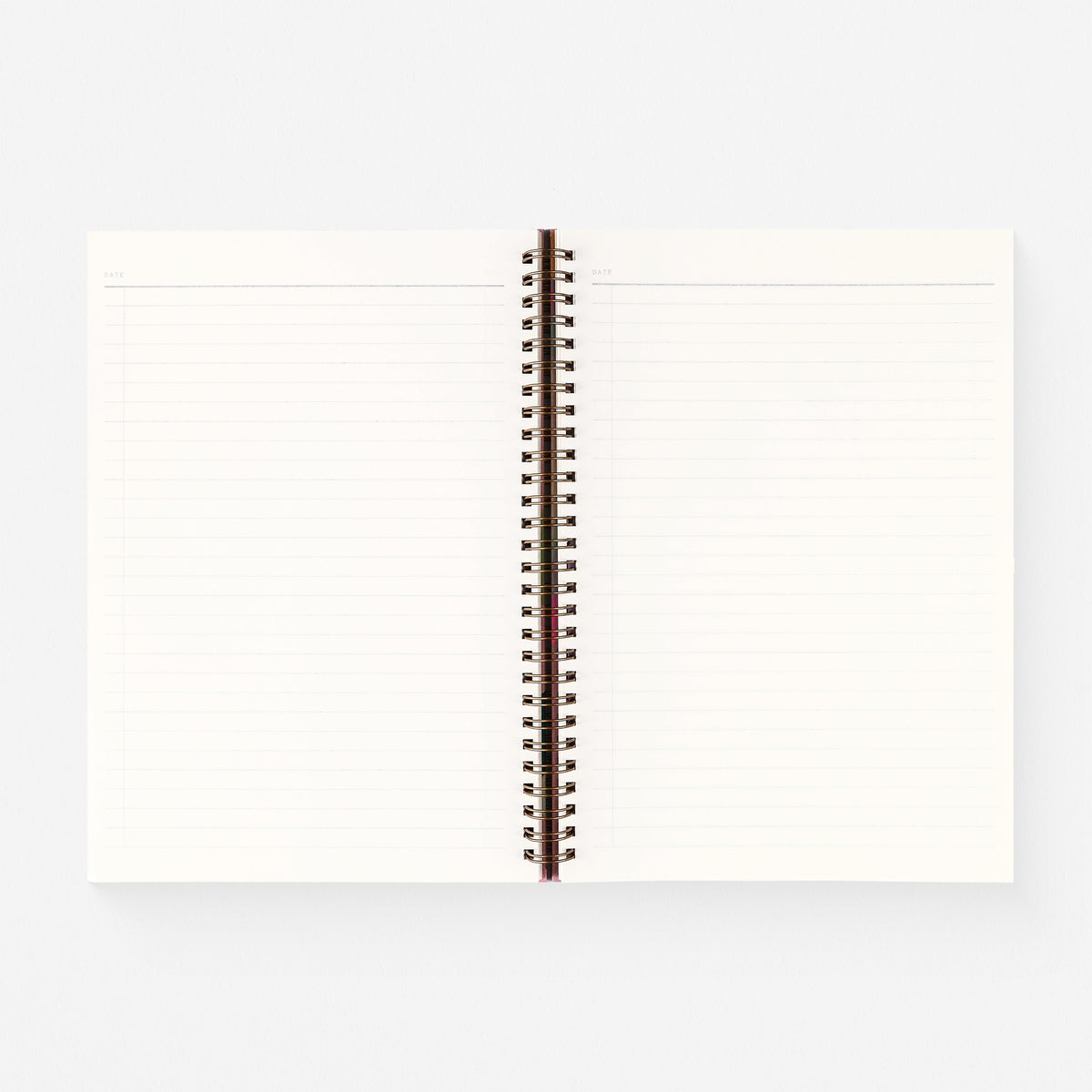 Moglea Citron Hand-Painted Cloth-Covered Lined Notebook A5