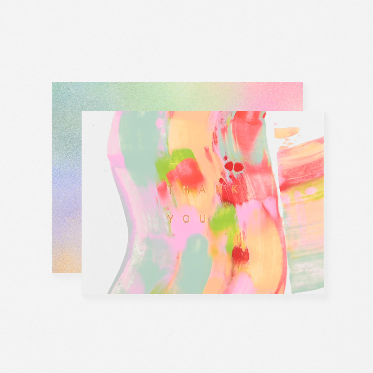 Moglea Hale Hand-Painted Folded Thank You Cards 