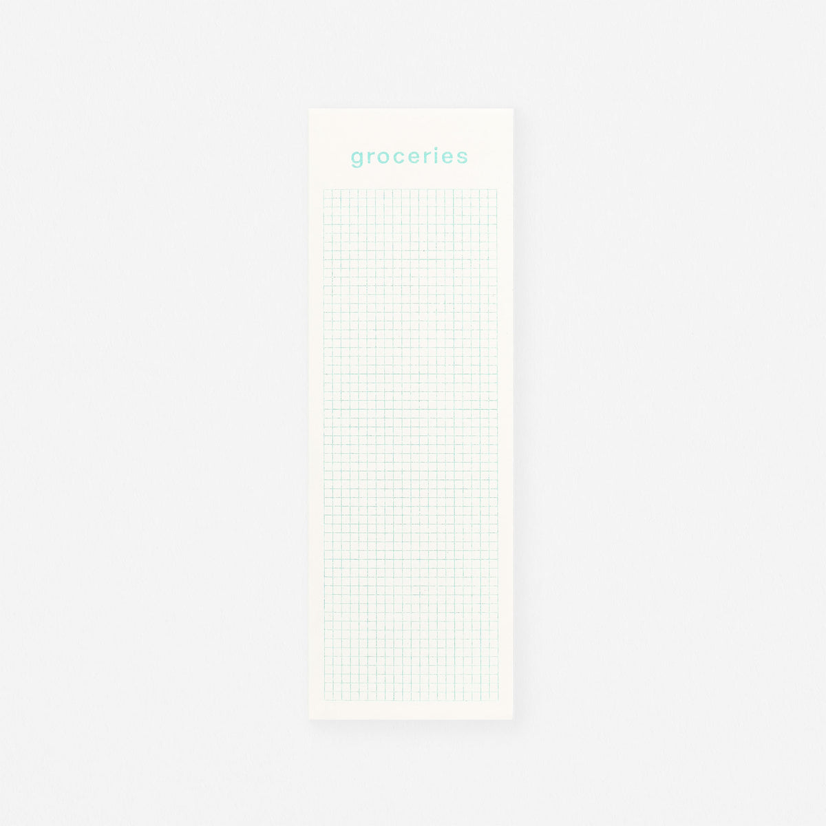 Moglea Slim Hand-Painted Notepad Groceries