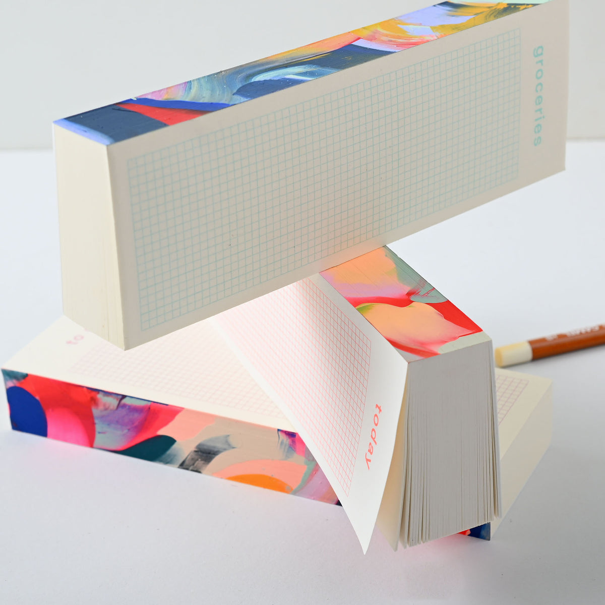 Moglea Slim Hand-Painted Notepad To Do