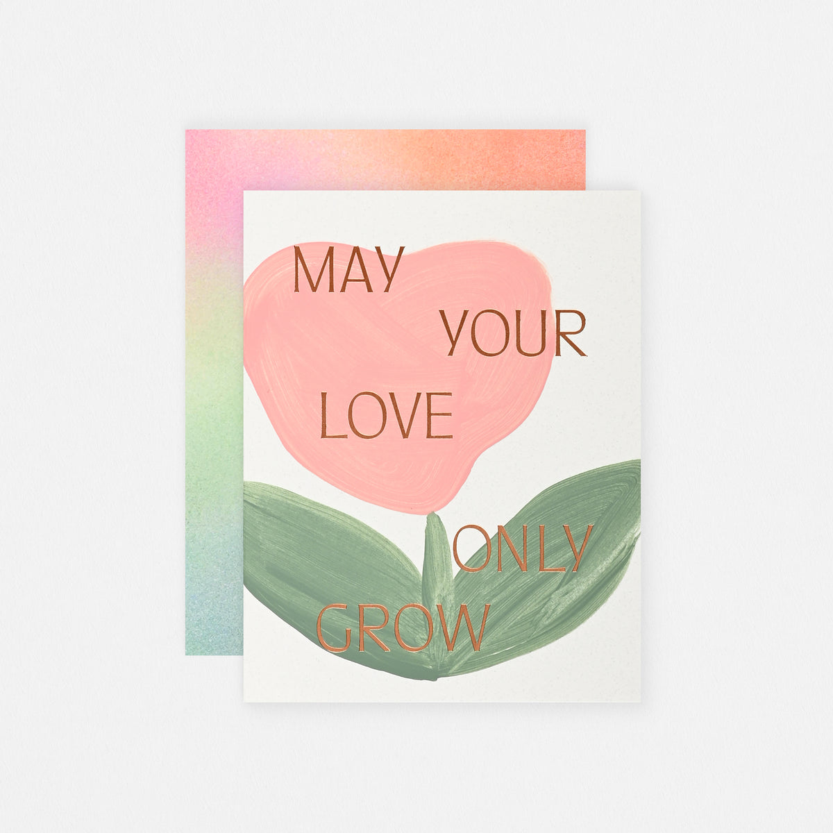 May Your Love Only Grow Greeting Card